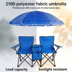 Camping Loveseat - Double Chair with Canopy