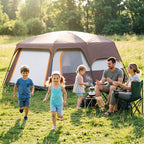 Camping Tent - 4-6 Person Two-Room Shelter