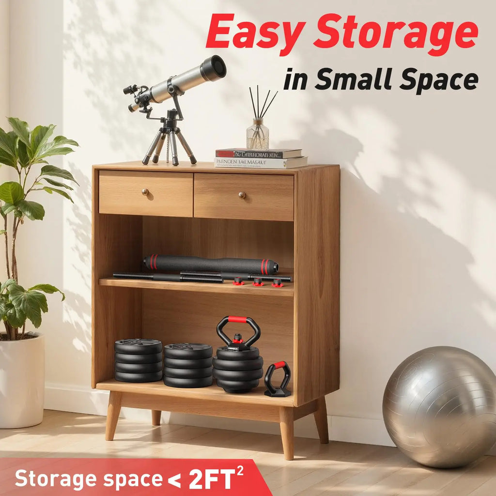 Adjustable Weight Set - 5-in-1 Free Weight System