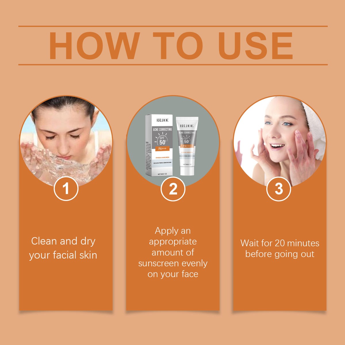 Facial Sunscreen - Moisturizing Sun-Care Formula