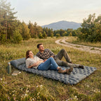 Sleeping Pad - Inflatable Camping Mat with Pillow