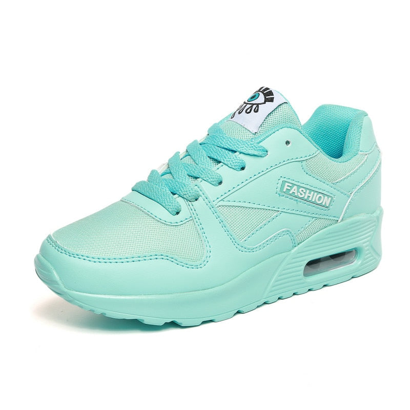 Women's Tennis Shoes - Breathable Mesh Design
