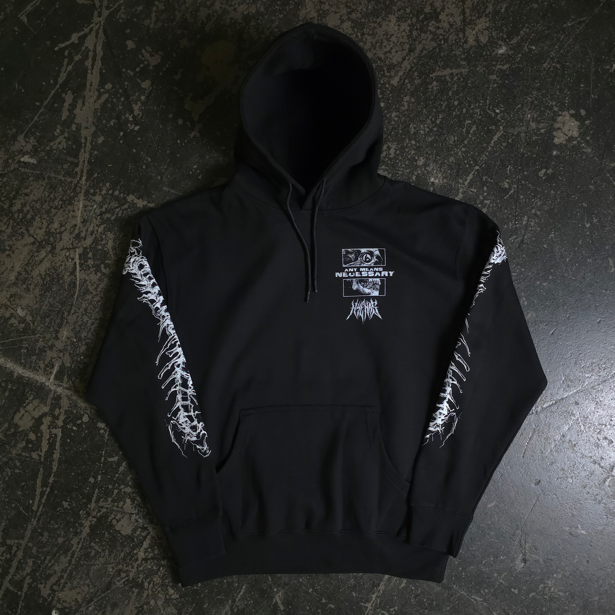Are We Even Alive Pullover Hoodie Black - product view 2