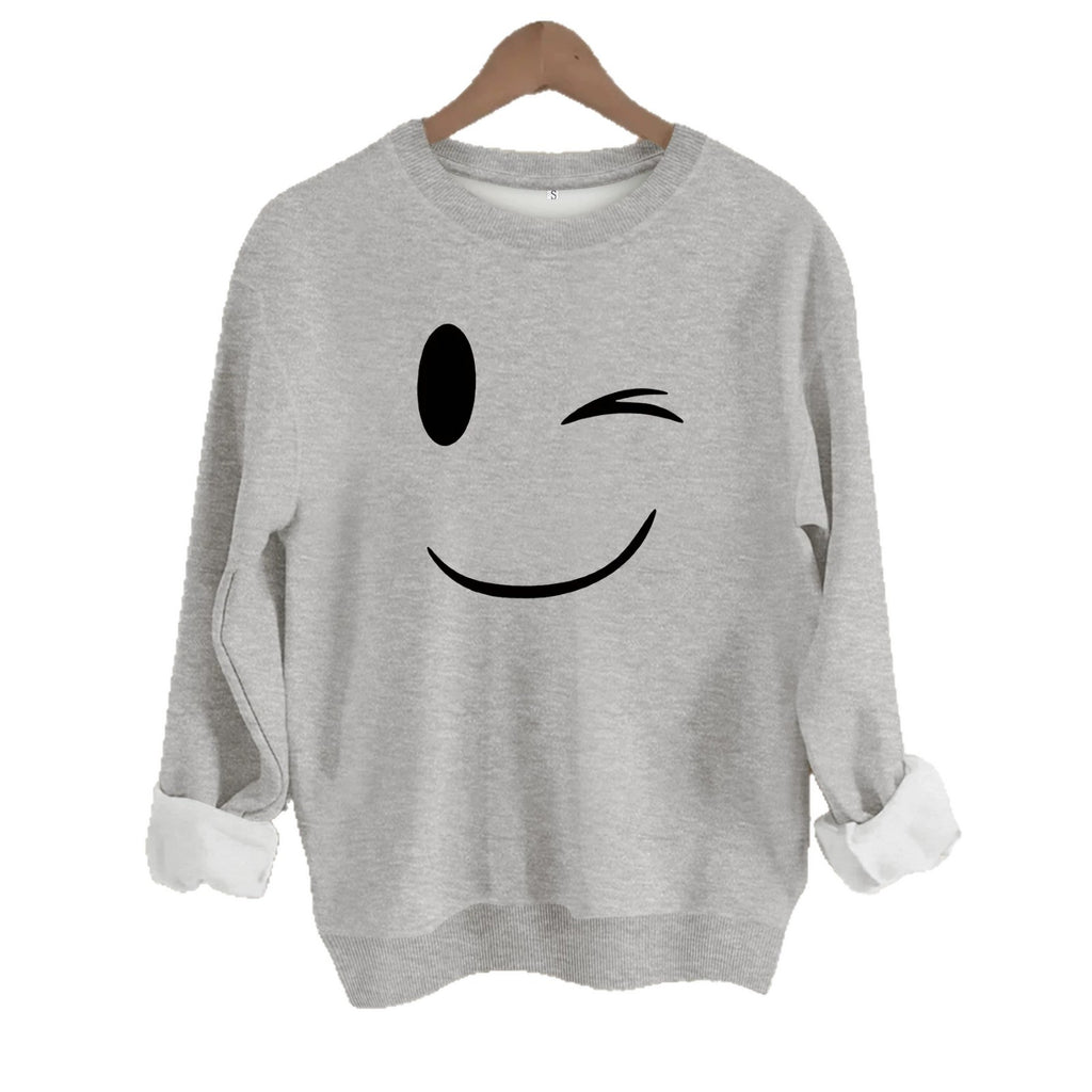 Velvet Sweatshirt - Loose-Fit Pullover