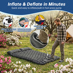 Sleeping Pad - Inflatable Camping Mat with Pillow
