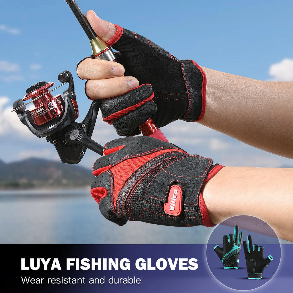 Fishing Gloves - Three-Finger Outdoor Pair