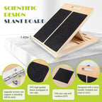 Slant Board - Adjustable Wooden Calf Stretcher