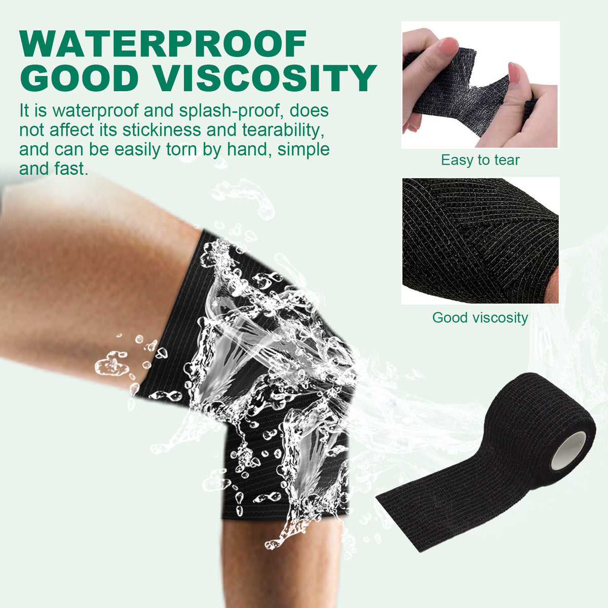 Sports Bandage - Self-Adhesive Elastic Wrap