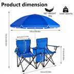 Camping Loveseat - Double Chair with Canopy
