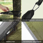 Camping Hammock - Zippered Bug-Net Design