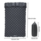 Sleeping Pad - Inflatable Camping Mat with Pillow