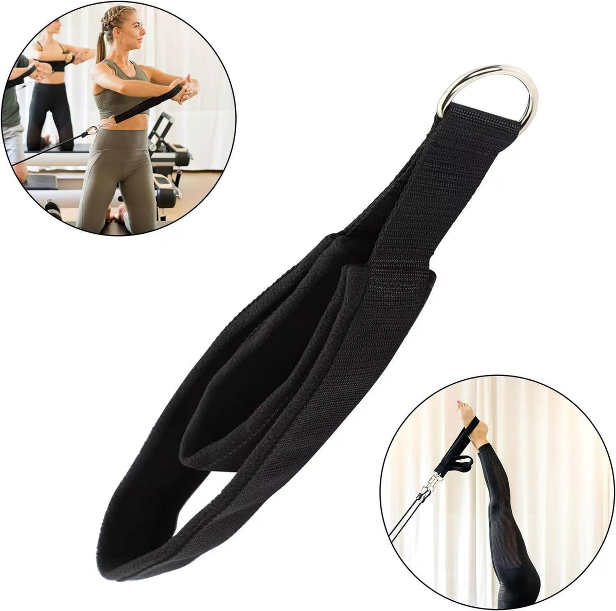 Pilates Strap - Double-Ring Ankle and Wrist Loop