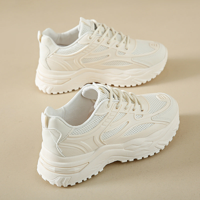 Women's Sneakers - PU Mesh Casual Trainers
