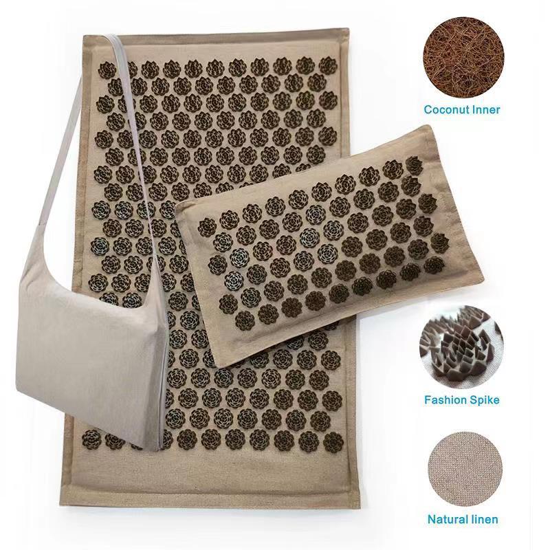 Floor Cushion - Triangle Linen Cushion Set
