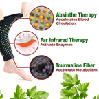 Leg Warmers - Wormwood Tourmaline Fiber Cover