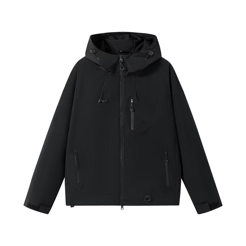 Women's Windbreaker - Hooded Lightweight Jacket