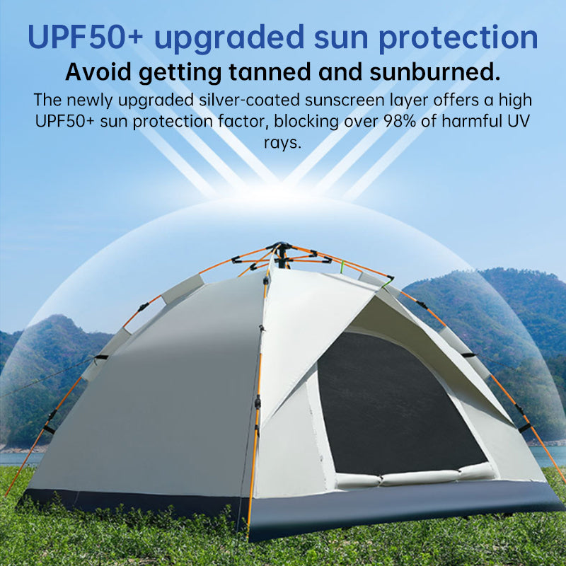 Camping Tent - 3–4 Person Pop-Up Shelter