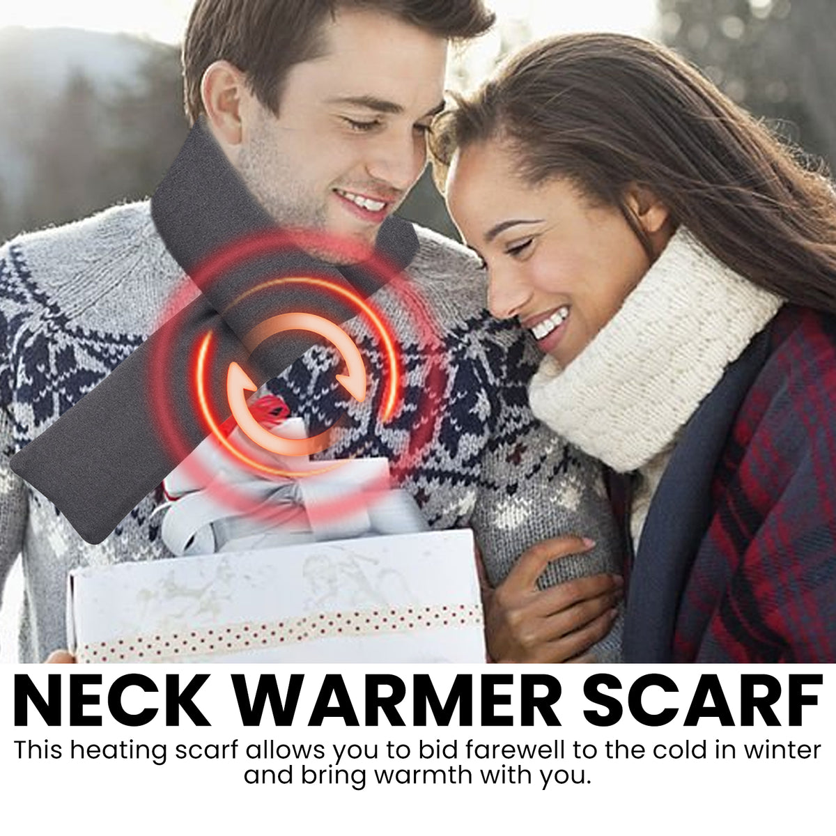 Stridewell Heating Scarf - Self-Heating Neck Wrap