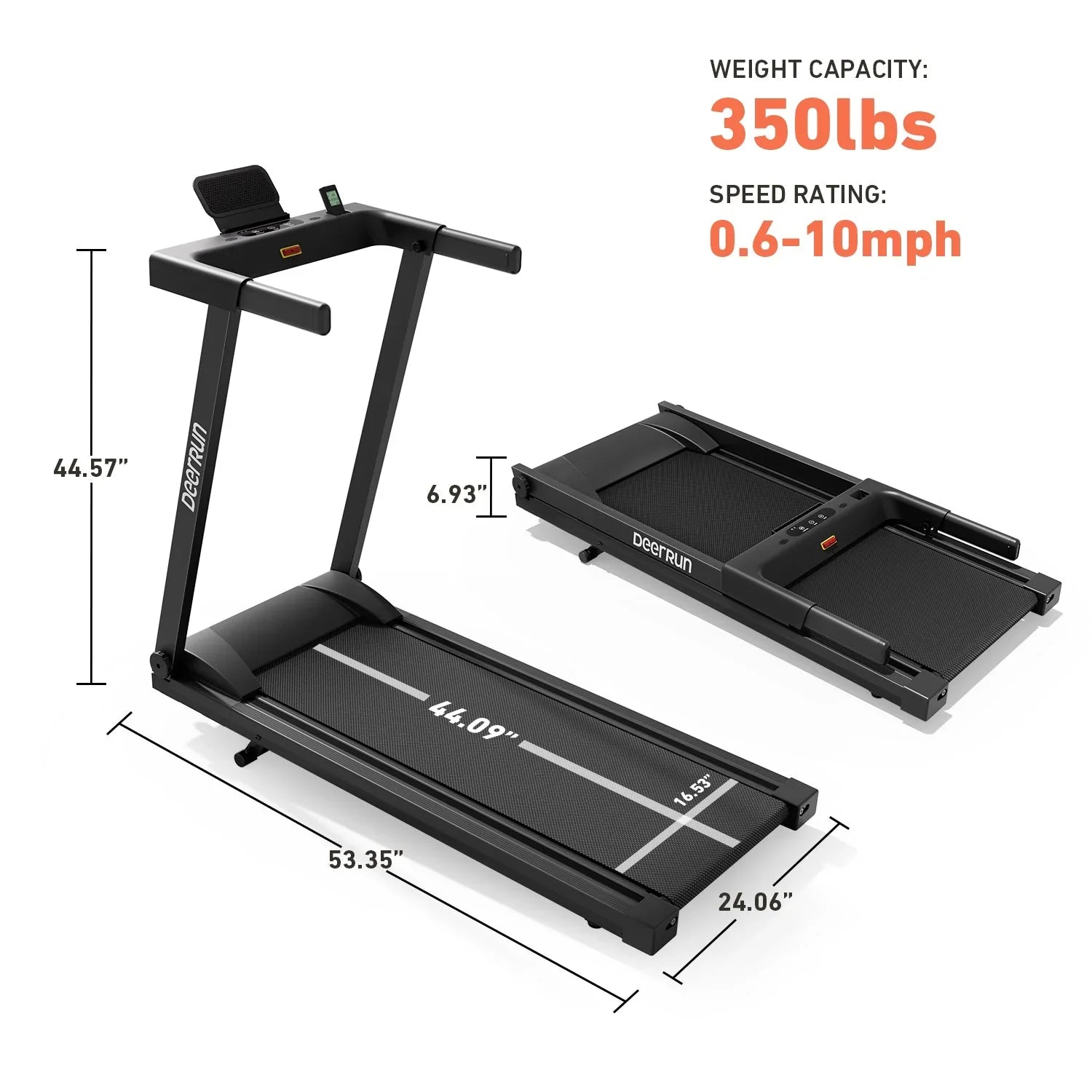 Foldable Treadmill - DeerRun A1 Pro Move+ 2026