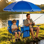 Camping Loveseat - Double Chair with Canopy