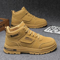 Men's Outdoor Boots - High-Top Lace-Up Design