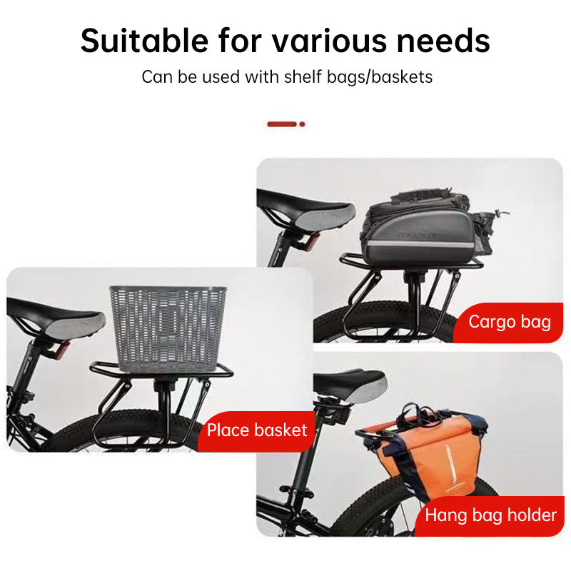 Bike Cargo Rack - Rear-Mount Carrier