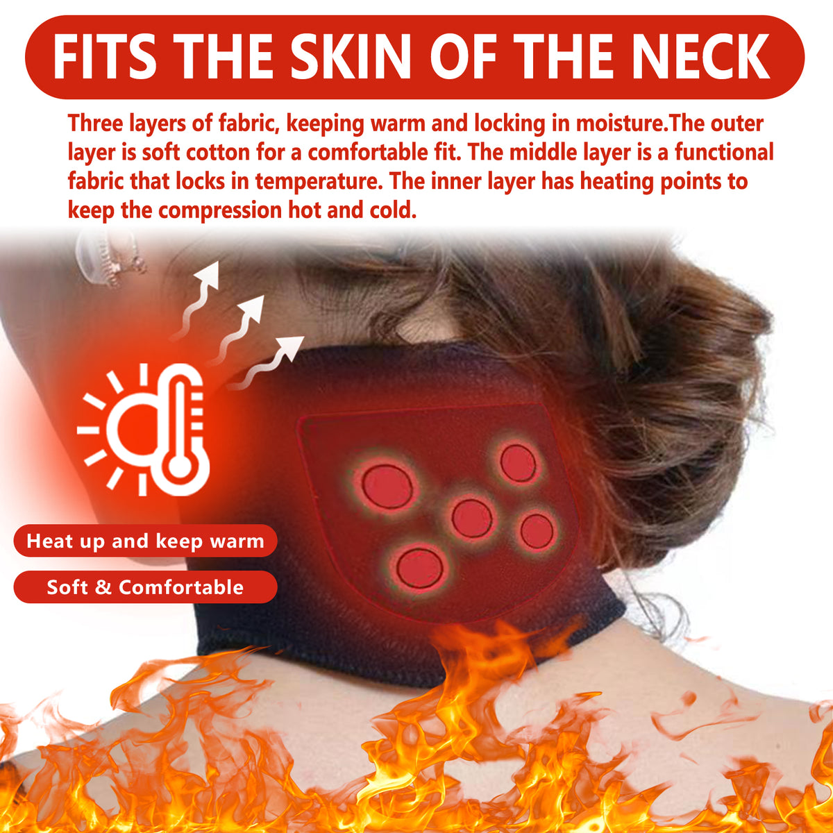 Stridewell Heating Wrap - Shoulder and Neck Band