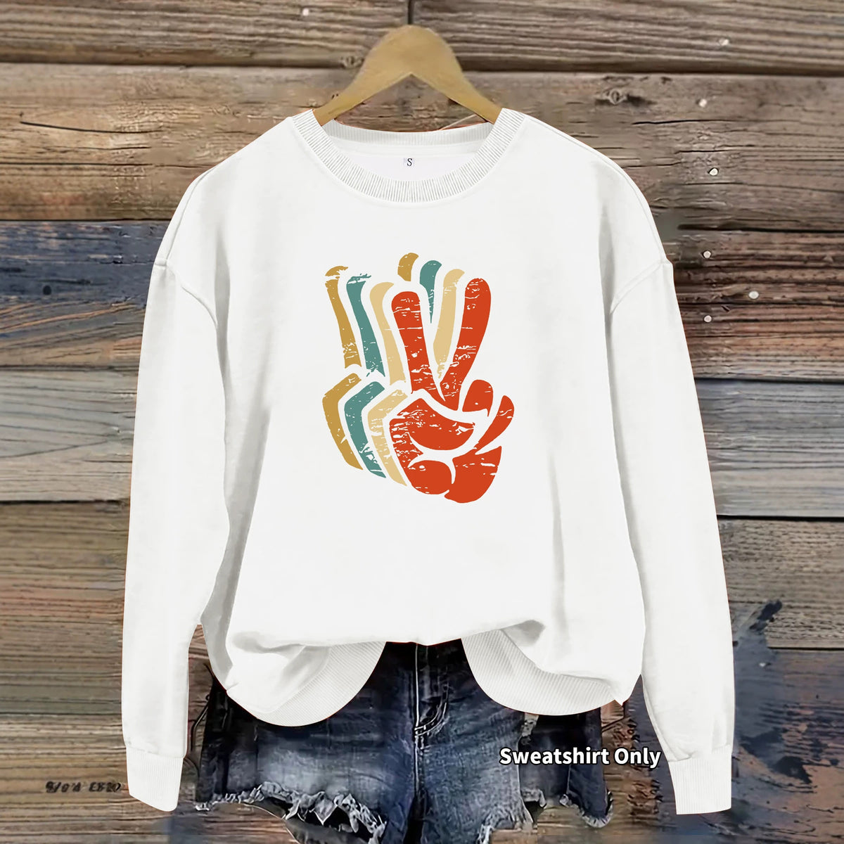 Women's Sweatshirt - Pattern-Print Fleece Pullover