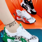 Athletic Shoes - Color-Block Mesh Trainers
