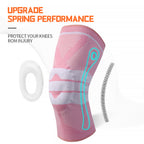Knee Support - Silicone-Spring Sports Sleeve