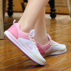 Women's Athletic Shoes - Mesh Casual Design