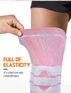 Knee Support - Silicone-Spring Sports Sleeve