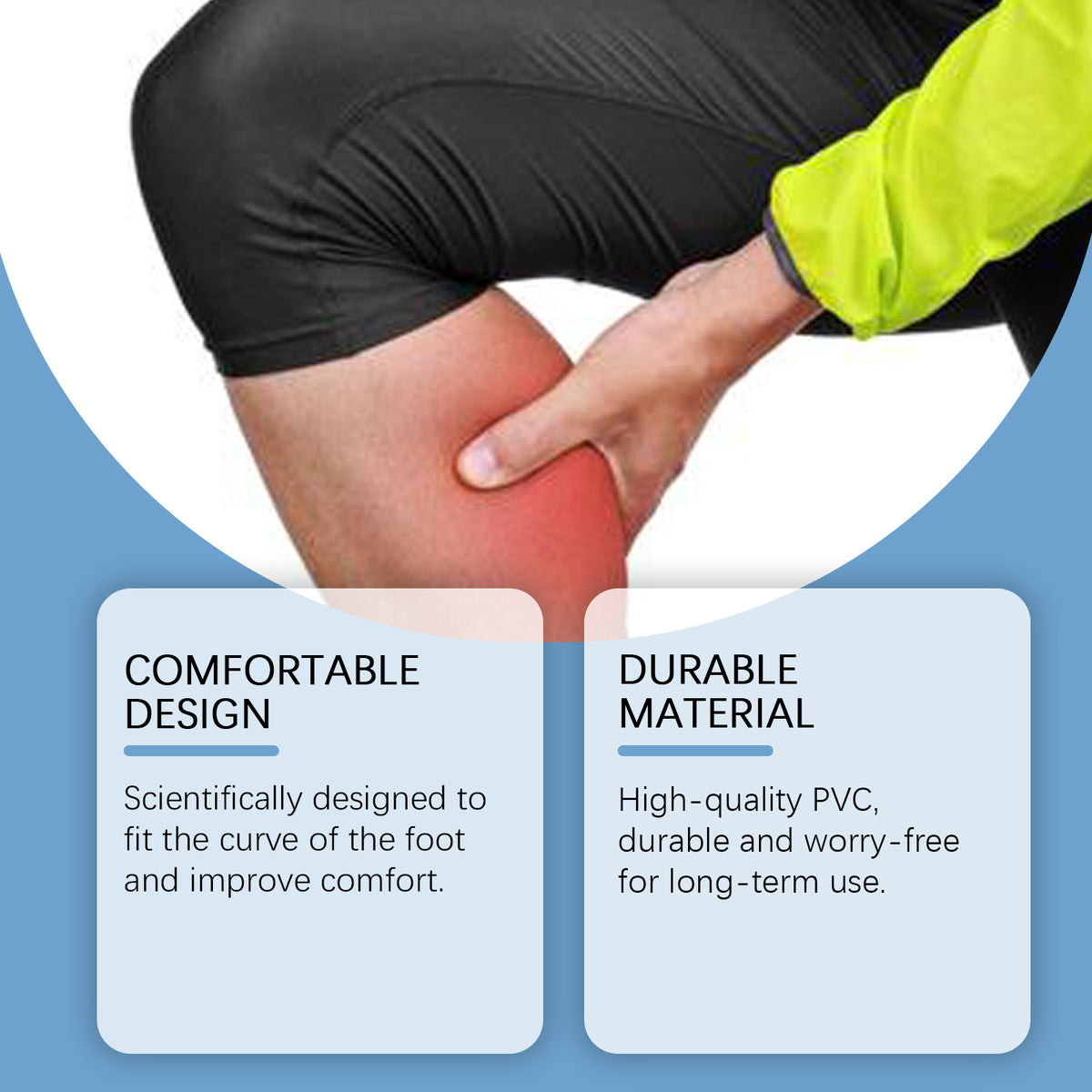 Shoe Insoles - Magnetic Textured Foot Pads