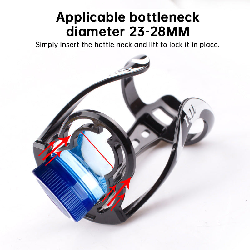 Bike Bottle Cage - Locking Nylon Holder