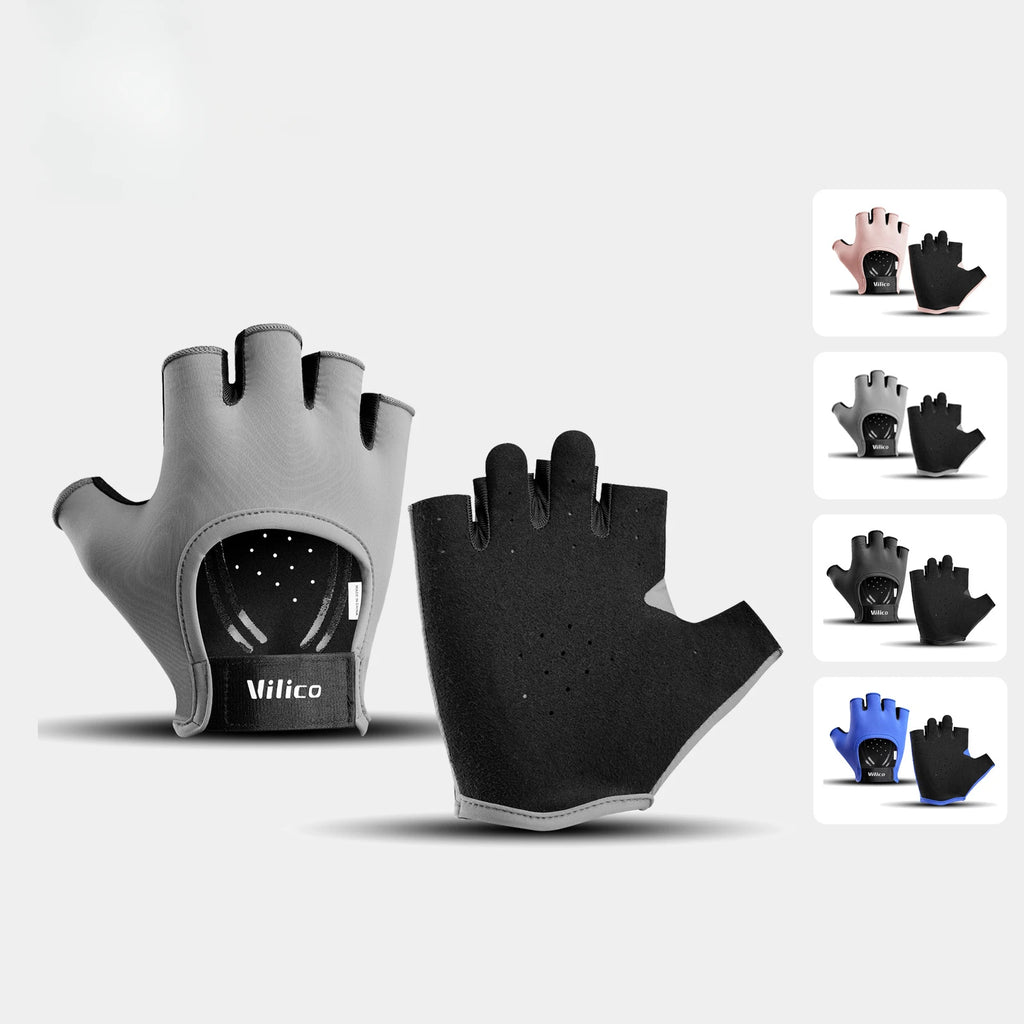 Yoga Gloves - Half-Finger Grip Pair
