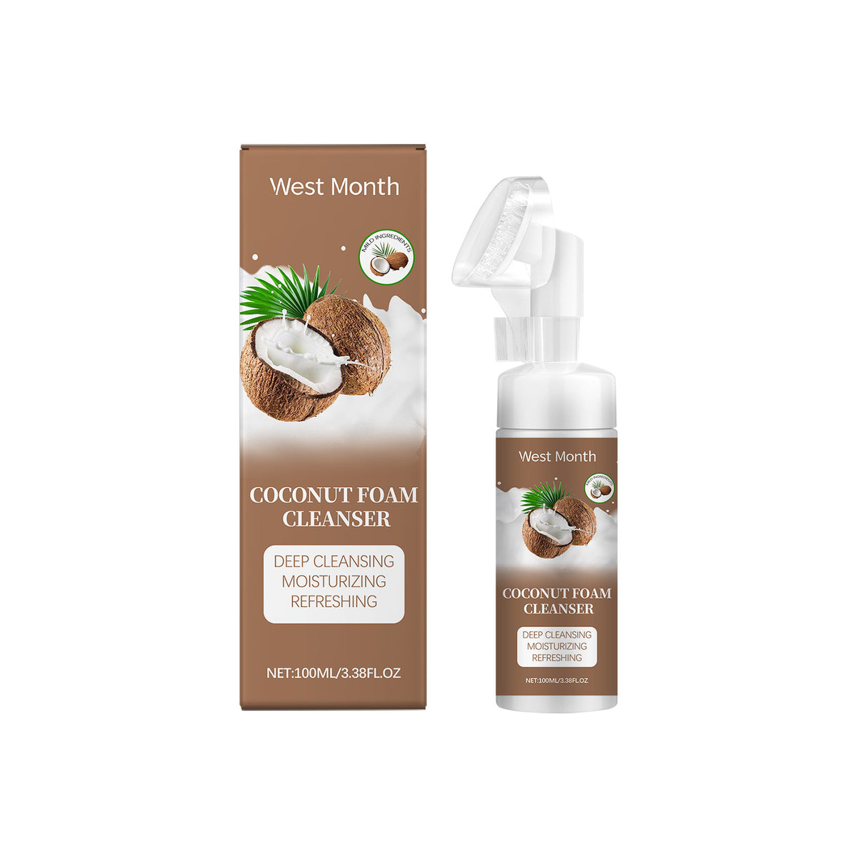 Foaming Cleanser - Coconut Facial Wash