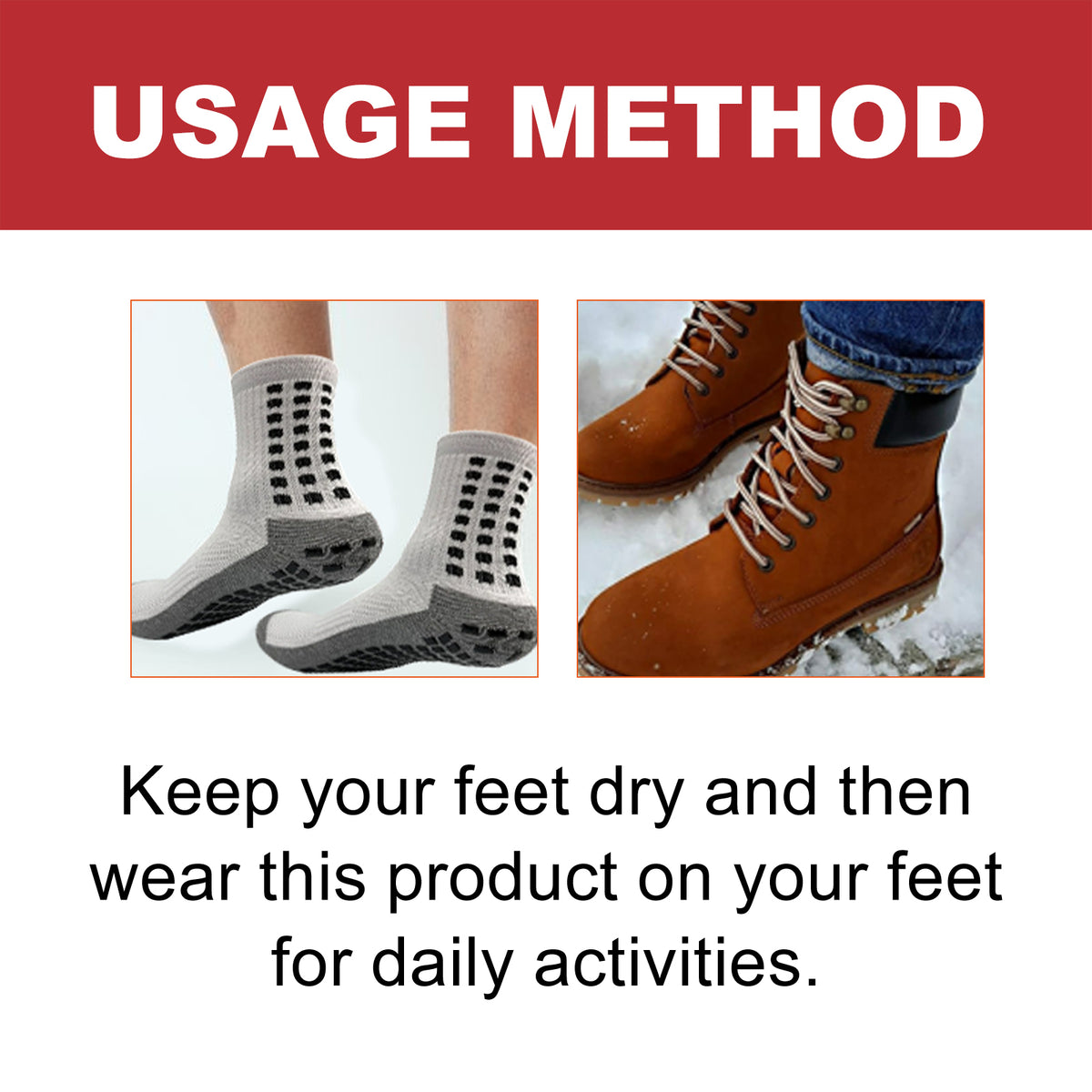 Warm Socks - Fiber Silicone Daily Wear