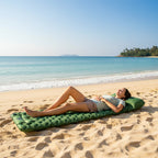 Sleeping Pad - Inflatable Camping Mat with Pillow
