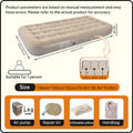 Camping Air Mattress - Built-In Pump Design