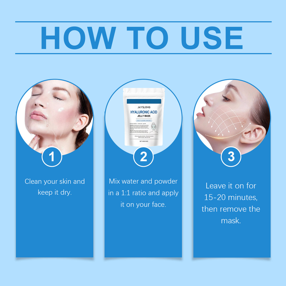 Face Mask - Hyaluronic Acid Moisturizing Formula