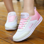 Women's Athletic Shoes - Mesh Casual Design