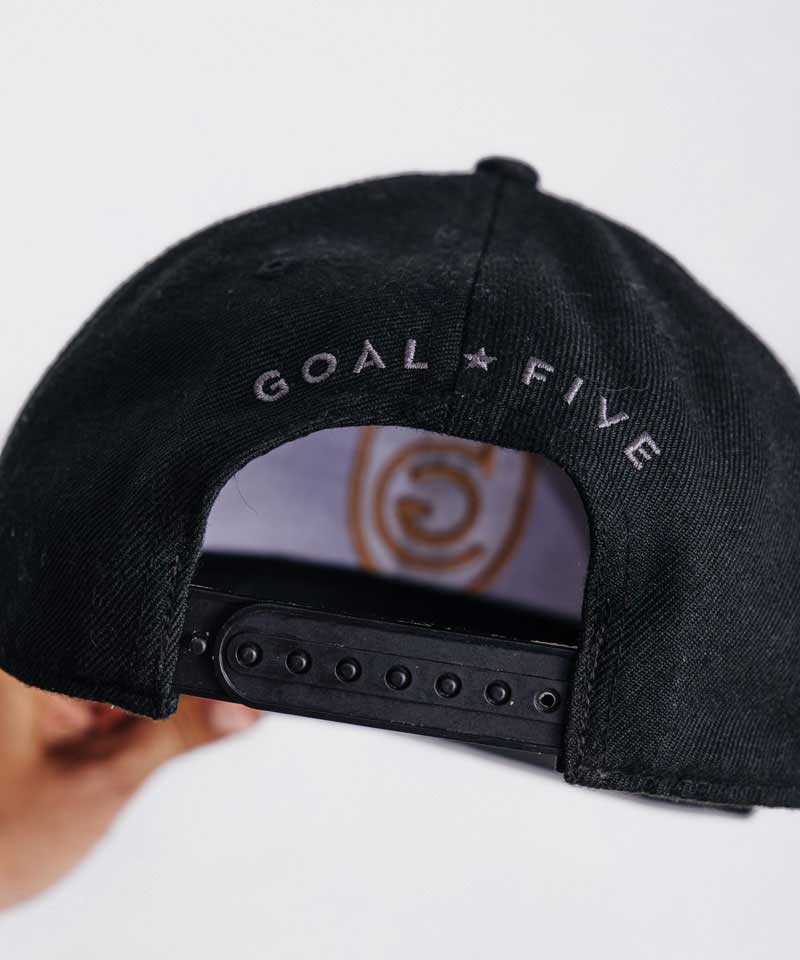 Snapback Hat – Goal Five Flat Bill