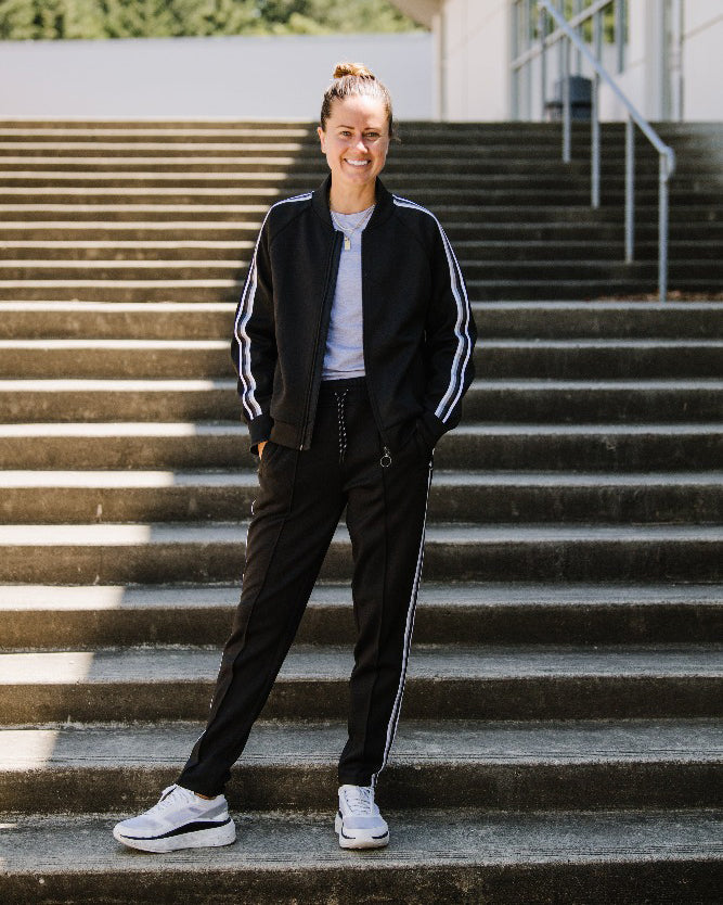 Track Pants – Goal Five Powerstripe 7/8 Length