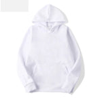 Women's Hoodie - Solid Polyester Pullover