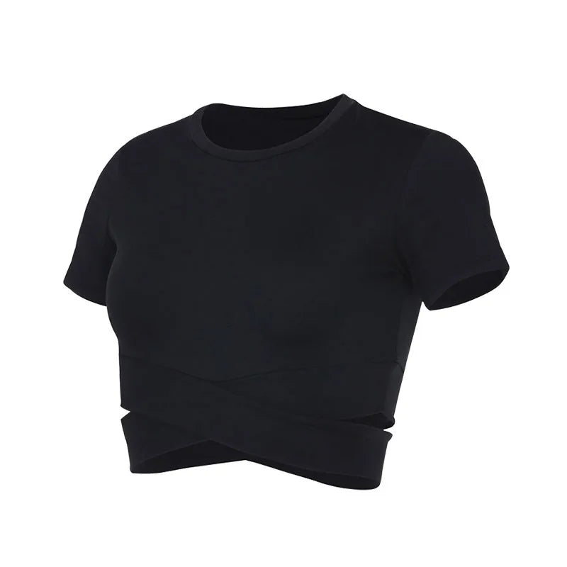 Seamless Crop Top – Fitness Training Style