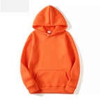 Women's Hoodie - Solid Polyester Pullover