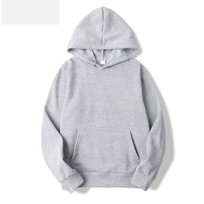 Women's Hoodie - Solid Polyester Pullover