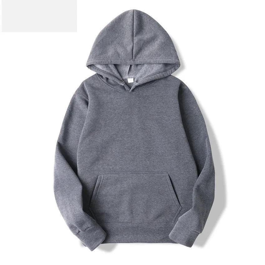 Women's Hoodie - Solid Polyester Pullover