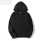 Women's Hoodie - Solid Polyester Pullover