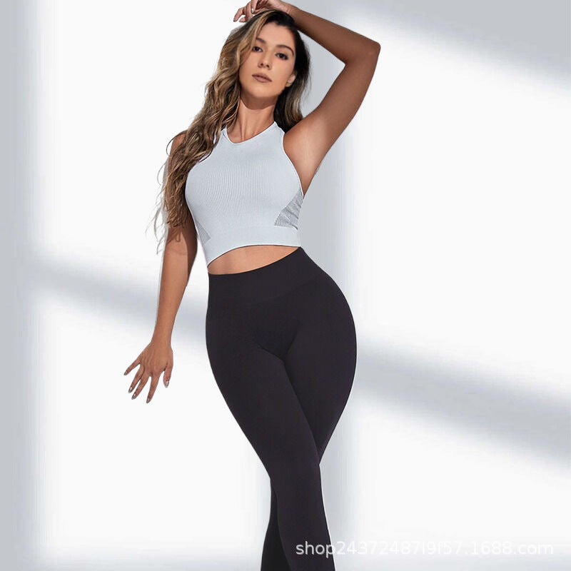 Women's Sports Bra - Seamless Front-Buckle Yoga Top